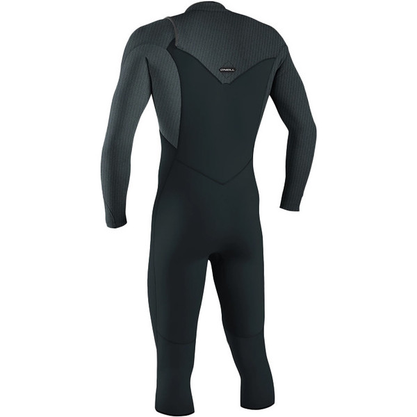2026 O'Neill Mens HyperFreak Comp 4/3mm Zip Free Wetsuit 4971 - Black - Wetsuits | Watersports Outlet