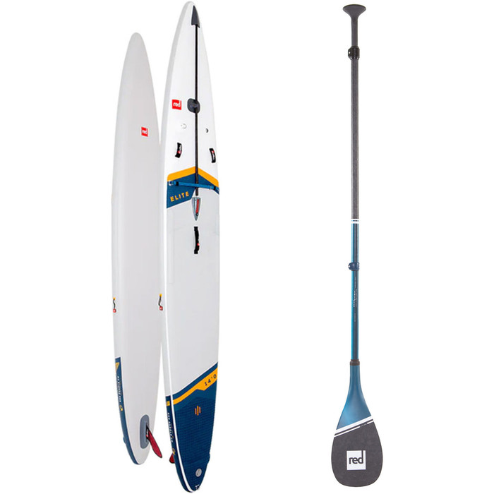 2024 Red Paddle Co 14'0'' Elite MSL Stand Up Paddle Board & Prime Lightweight Paddle 001-001-003-0035 - White