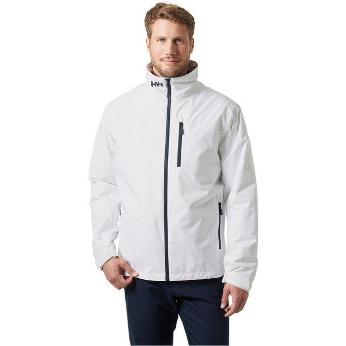 2024 Helly Hansen Mens Crew Midlayer Sailing Jacket 2 0 34444 - White ...