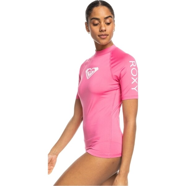 2024 Roxy Womens Wholehearted Short Sleeve Rash Vest ERJWR03548 ...