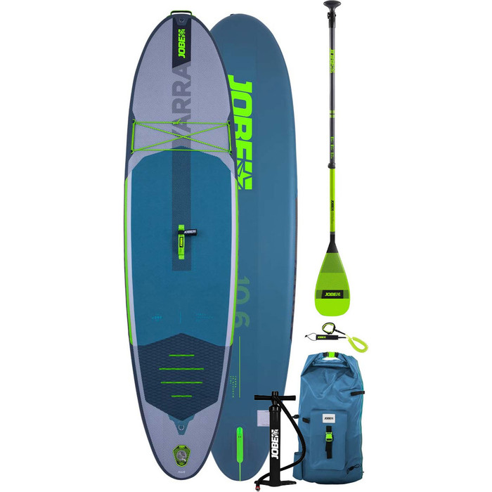 2022 Jobe Aero Yarra 10'6 Stand Up Paddle Board Package 486422001 - Board, Bag, Pump, Paddle & Leash