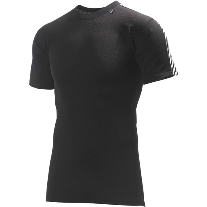 Helly Hansen Dry Stripe Base Layer T-Shirt Black 48816