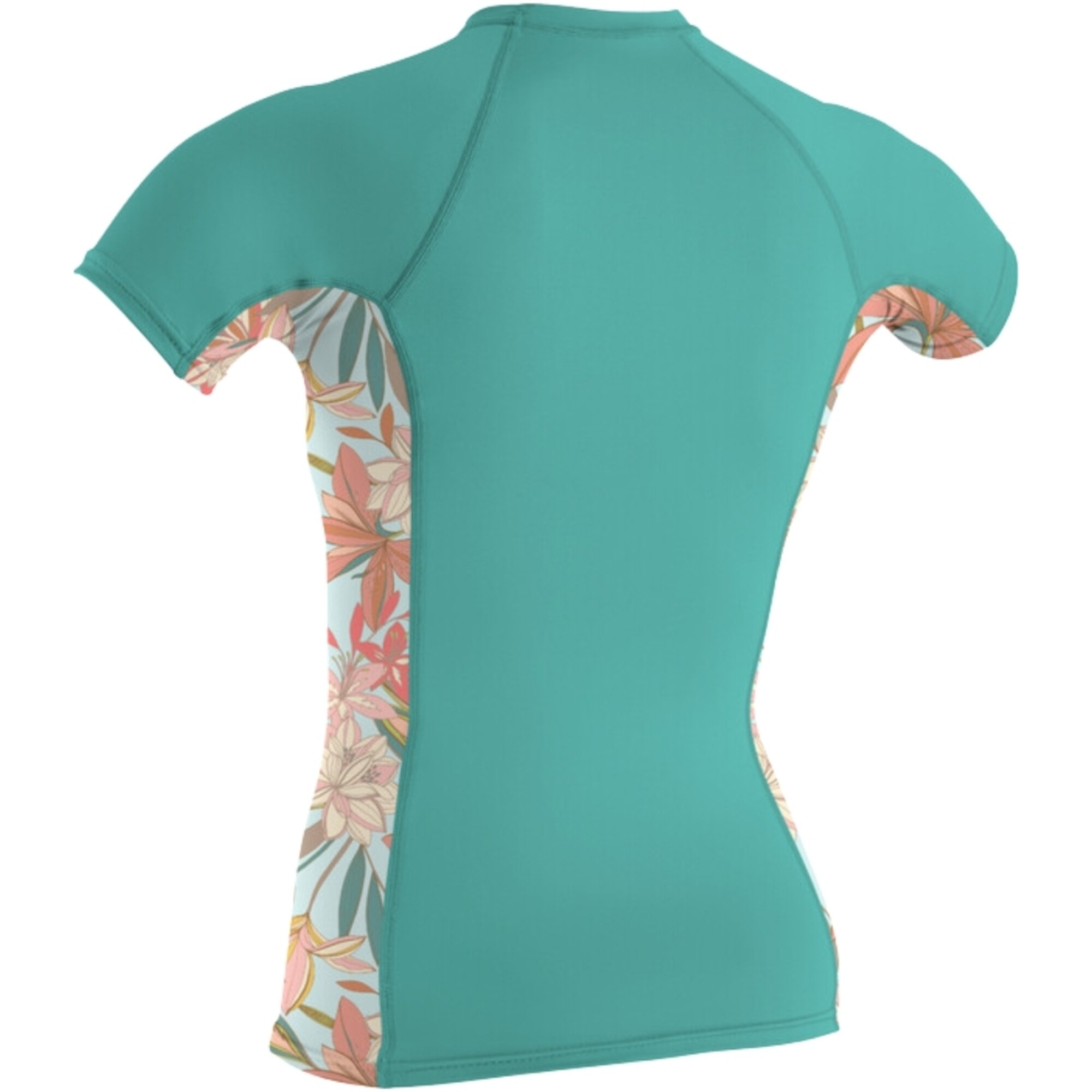 O'Neill Wms Side Print S/S Rash Guard Dalia - Tops Lycra Femme