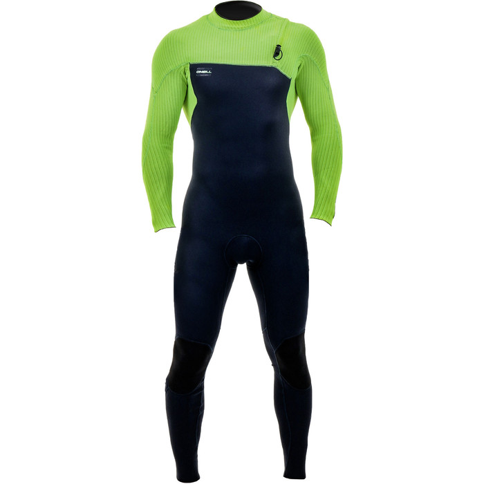 2019 O'Neill Youth Hyperfreak Comp 3/2mm Zip Free Wetsuit Abyss / Day Glo 5006