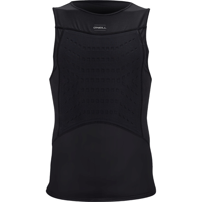 2024 O Neill Mens Hyperfreak Rib Cage Vest 5494 Black