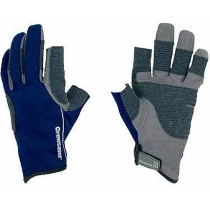 Crewsaver Winter 3 Finger Sailing Glove Blue 6331