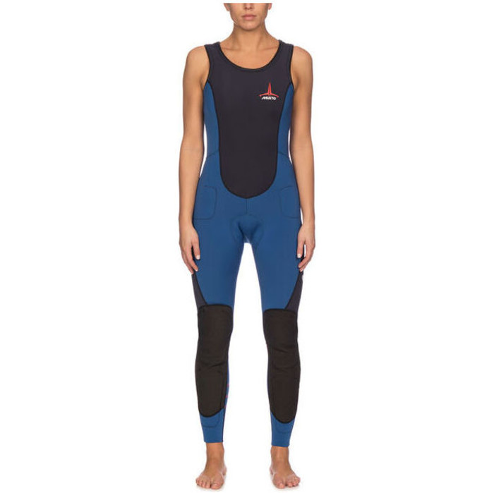 Musto Womens Foiling Thermocool Impact Wetsuit 80924 - Sky Dive / True Navy