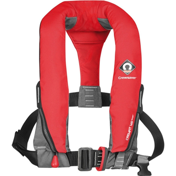 2019 Crewsaver Crewfit 165N Sport Manual With Harness Lifejacket - Red 9015RM
