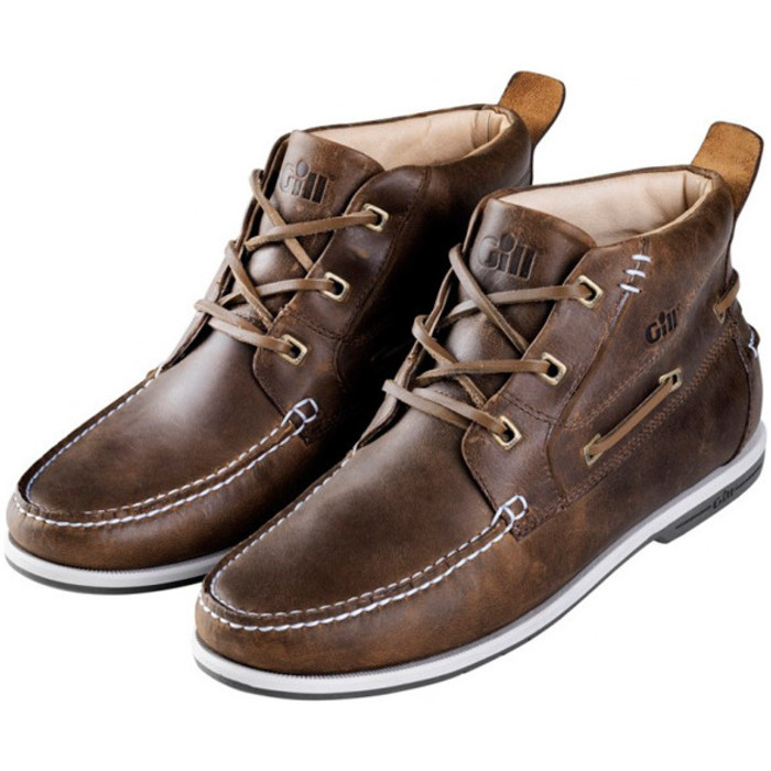 Gill Auckland 3-Eye Deck Boot in Brown 930