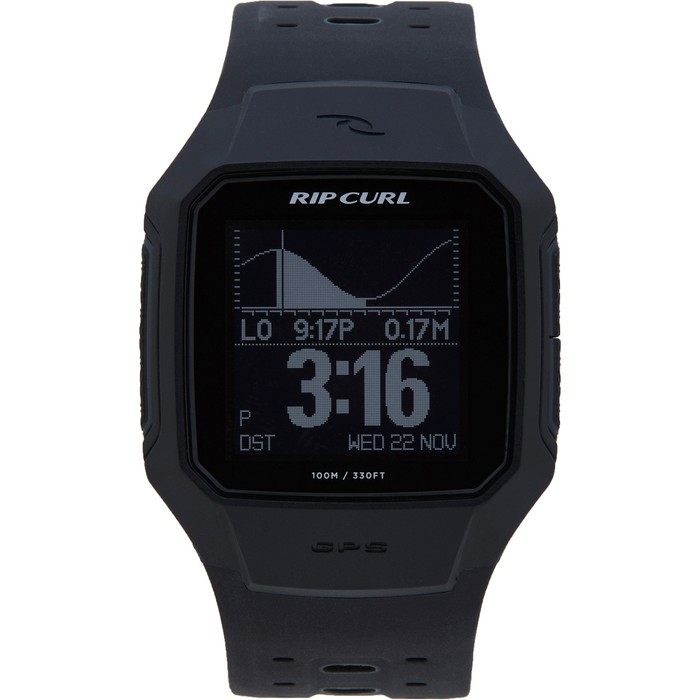 2021 Rip Curl Search GPS Series 2 Smart Surf Watch Black A1144