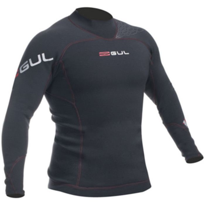 Gul Profile 0.5mm Thermo Long Sleeve Top BLACK / Silver AC0057