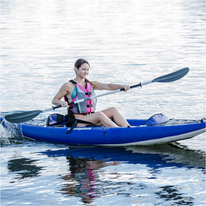 2019 Aquaglide Chelan HB ONE 1 Man High Pressure Inflatable Kayak Blue - Kayak Only AGCHE1
