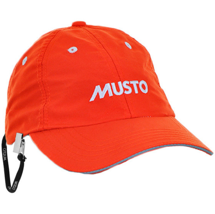 Musto Fast Dry Crew Cap in Fire Orange AL1390