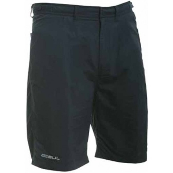 Gul Antigua SAILING Shorts Padded Removable- BLACK GM0327