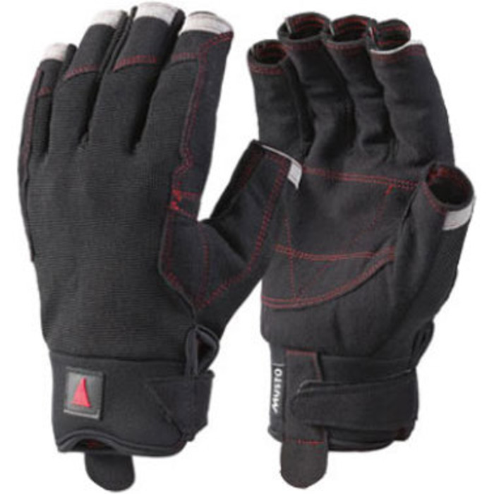 Musto Defender SHORT FINGER Gloves in Black AS0812
