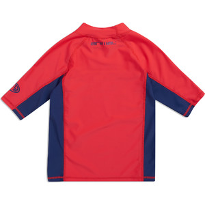 2019 Animal Junior Boys Hiltern Short Sleeve Rash Vest Tomato Red CL9SQ610