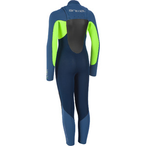 2019 Animal Junior Boys Lava 5/4/3mm GBS Chest Zip Wetsuit Navy AW9WQ600