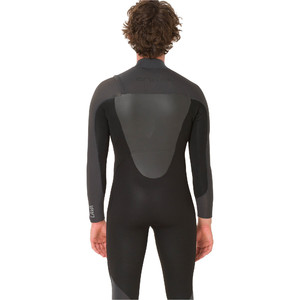 2019 Animal Mens Lava 5/4/3mm Chest Zip GBS Wetsuit Black AW9WQ004