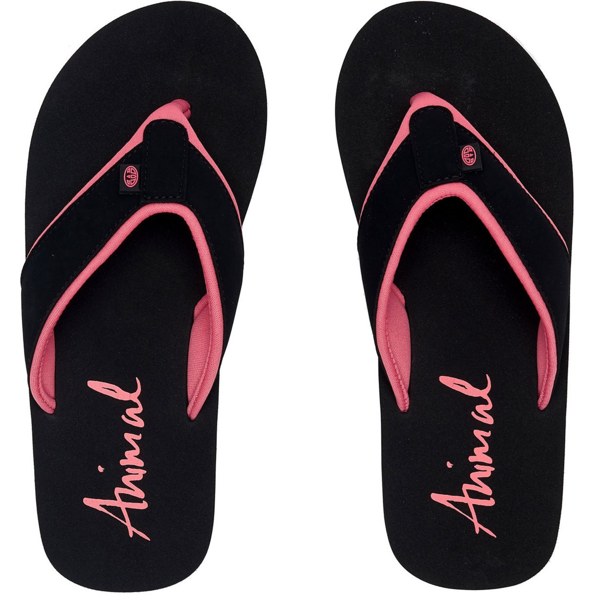 2020 Animal Womens Swish Block Flip Flops / Sandals FM0SS301 Black Accessories Wetsuit Outlet