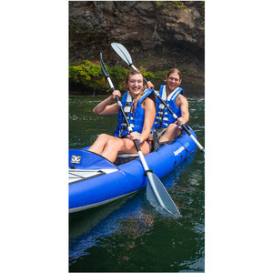 2019 Aquaglide Chelan HB TWO 1-2 Man High Pressure Inflatable Kayak Blue - Kayak Only AGCHE2