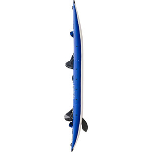 2024 Aquaglide Chelan HB Tandem XL 3 Man High Pressure Inflatable Kayak Blue - Kayak Only AGCHE3 2nd