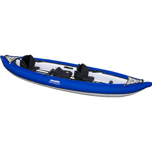 2024 Aquaglide Chinook Tandem XL Inflatable Kayak BLUE & 2 PADDLES & Pump