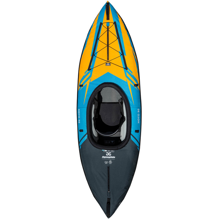 2022 Aquaglide Noyo 90 1 Person Inflatable Kayak - Blue