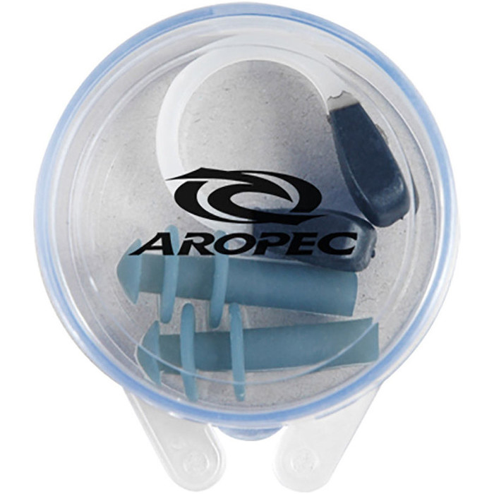 2019 Aropec Quiet-2 Earplug & Nose Clip Grey
