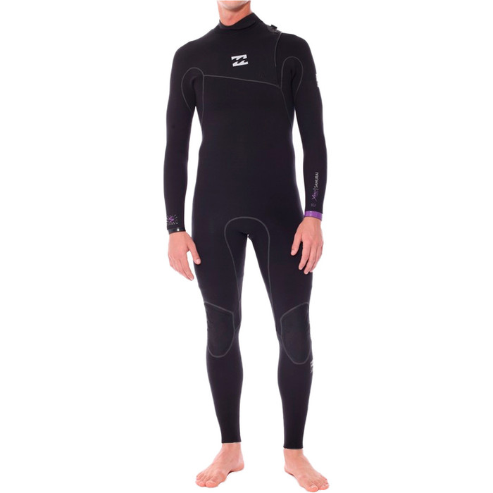 Billabong Furnace Carbon 5/4mm Zip Free Wetsuit in BLACK U45M01