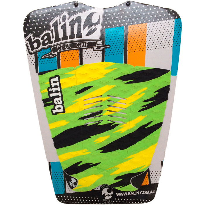 Balin Blizzard 3 Piece Tail Pad Green/Yellow/Black
