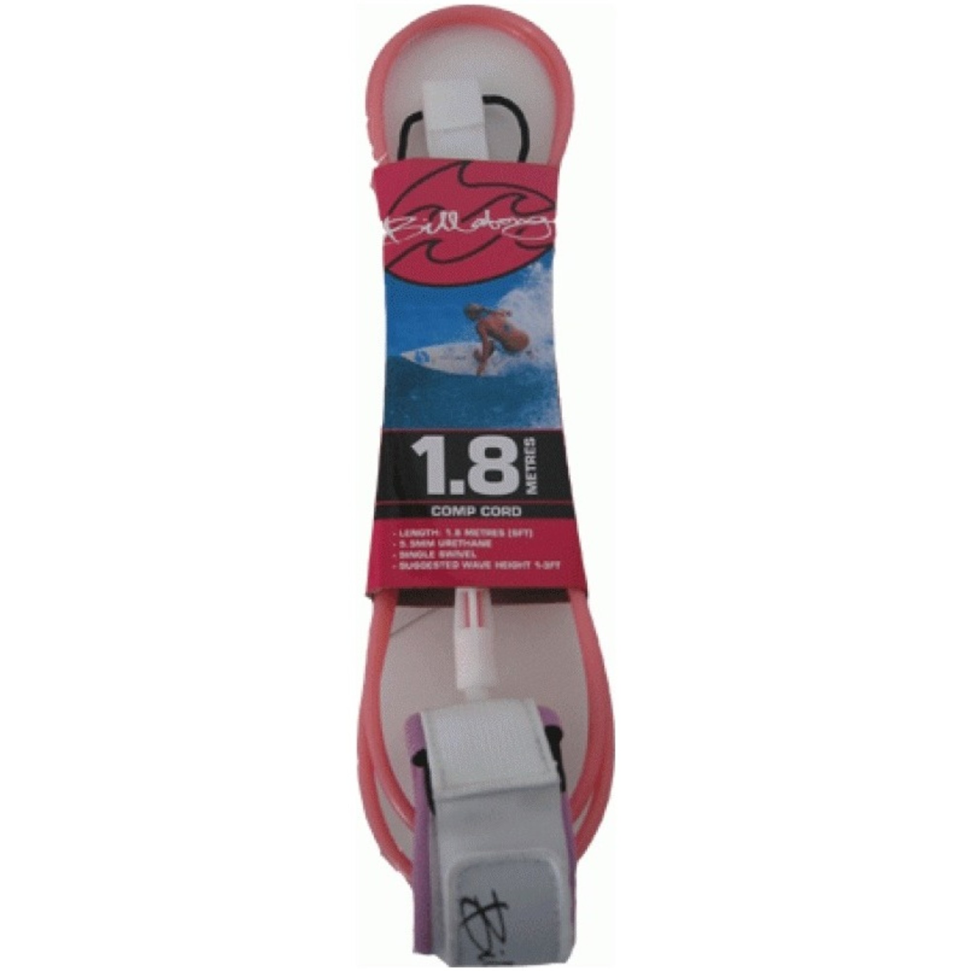 Billabong Airini 1 8m 5 5mm Leash PINK U4HW07 Boardsports Surfing