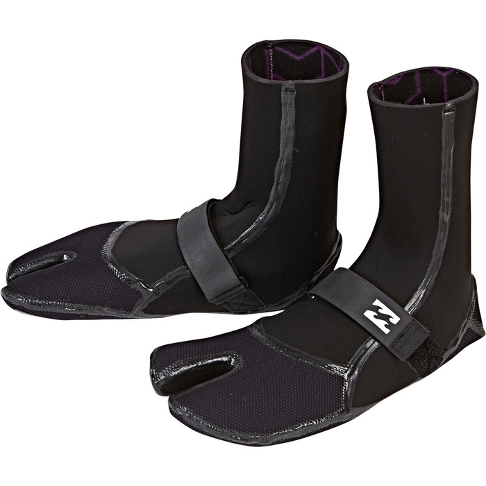 2019 Billabong Furnace Comp 3mm Split Toe Boots Black Q4BT07