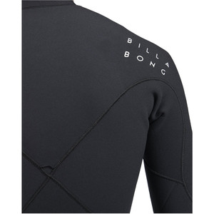 2019 Billabong Mens 2mm Pro Series Chest Zip Wetsuit Black Fade N42M01