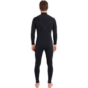 2019 Billabong Mens Furnace Carbon Comp 3/2mm Zipperless Wetsuit Black L43M03