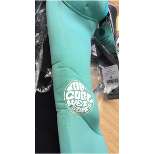 Rip Curl LADIES Omega 5/3mm Back Zip GBS Wetsuit Black / Turquoise WSM4MW - 2ND