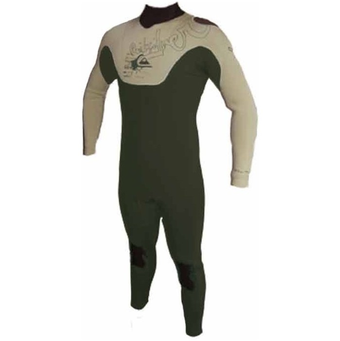 Quiksilver Cell 3/2mm GBS Steamer Wetsuit CL20A Military