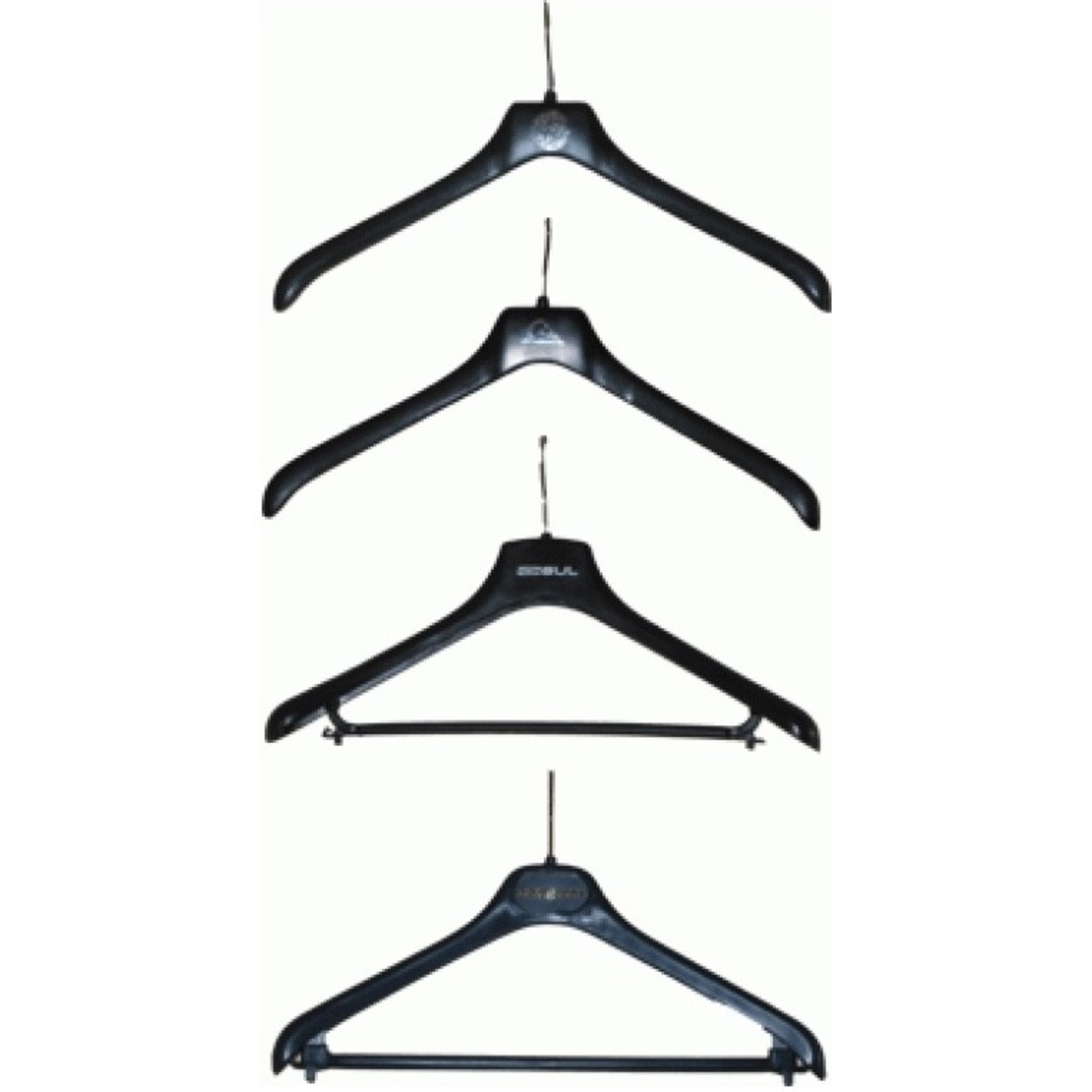 Branded Coat Hangers Pack of 10 Accessories Essentials Wetsuit Outlet