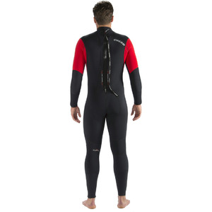 Cressi Logica 5mm Back Zip Dive Wetsuit Black / Red LS5060