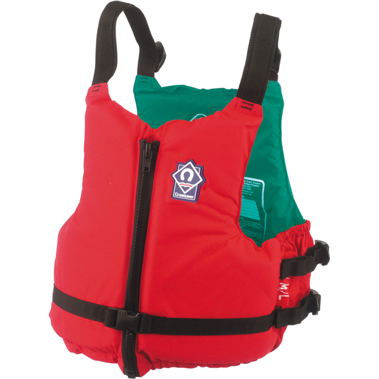 2022 Crewsaver Centre 70N Zip Buoyancy Aid RED 2359 Colour Coded Inside ...