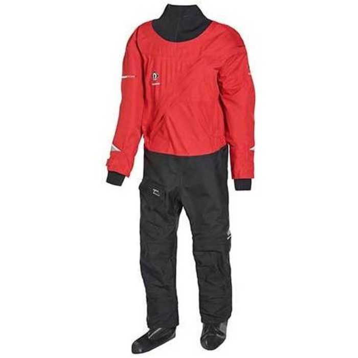 2021 Crewsaver Junior Atacama Drysuit 6557 - Black / Red
