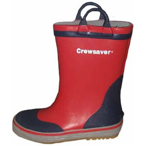 Crewsaver Junior Rubber Sailing Boot RED 4030 2728 UK 9/10 ONLY