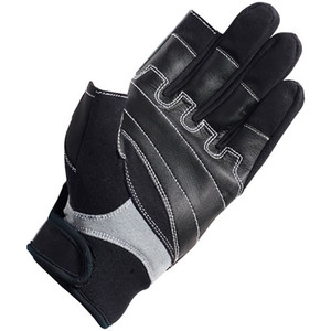 2022 Crewsaver Long Three Finger Gloves Black 6951