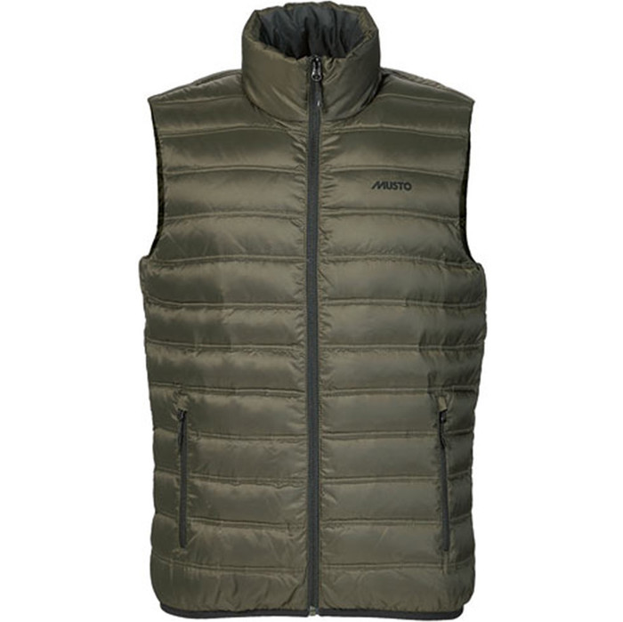 2014 Musto Evolution Crozier Micro Down Gilet in Forest Green SE1790