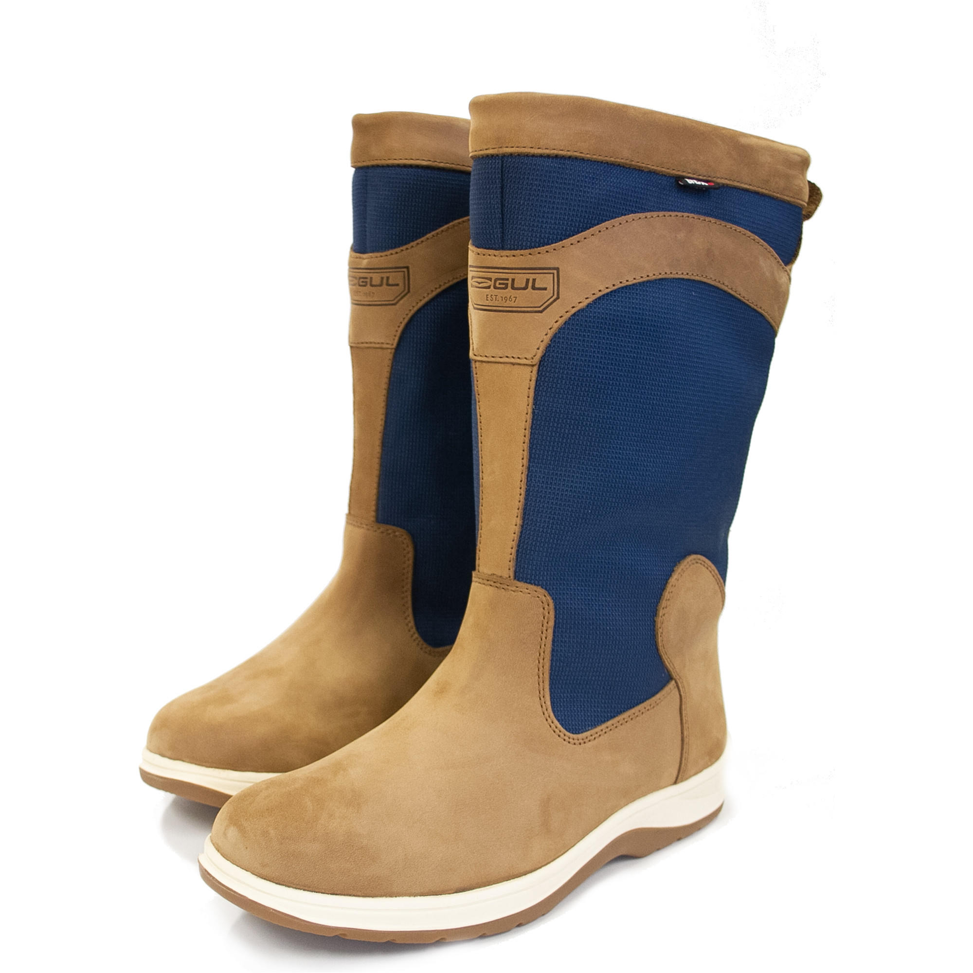 2024 Gul Deck Boots DS1005A5 Tan / Navy Sailing
