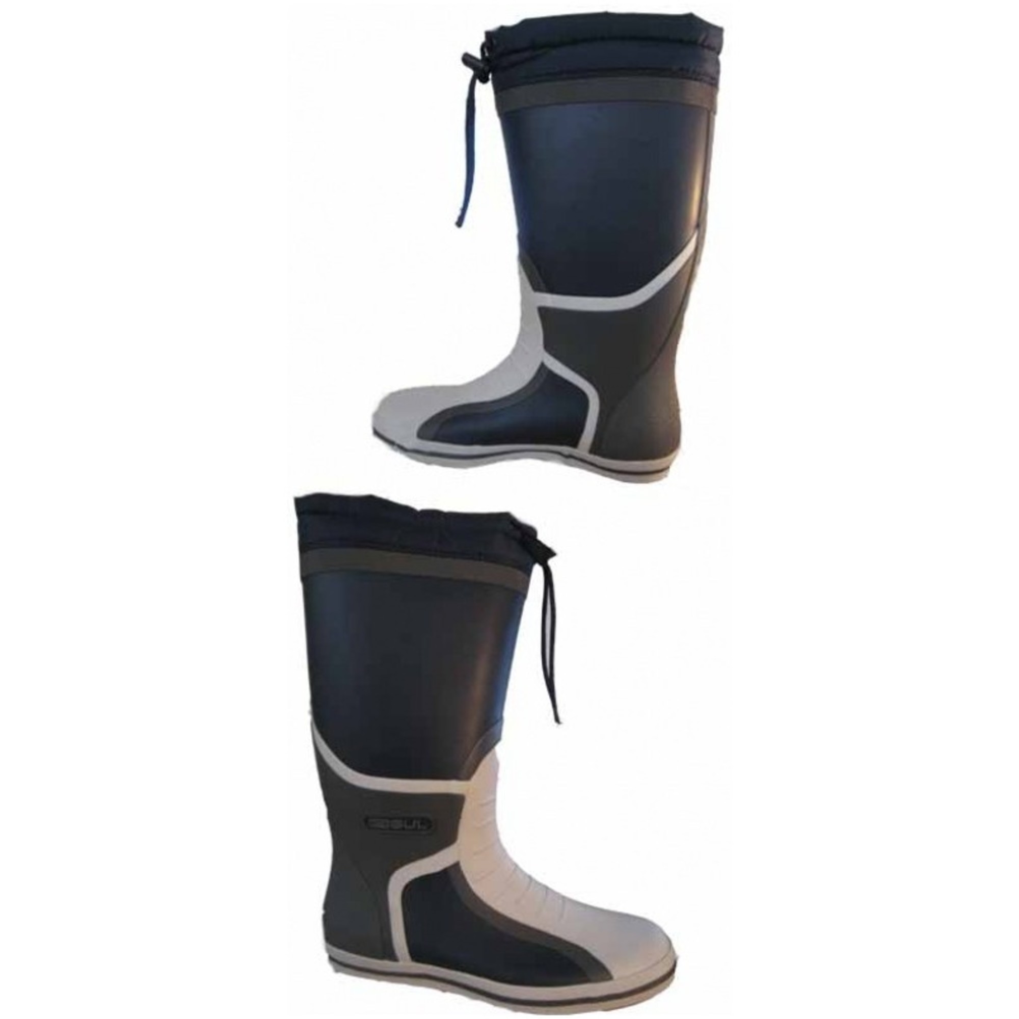 Gul Full Length Deck Boots in Navy/Mercury GM0164 SIZE 8 ONLY