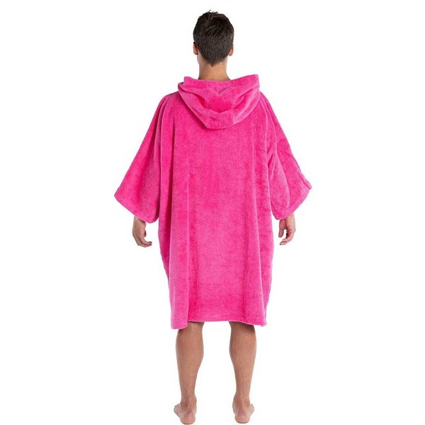 2023 Dryrobe Organic Cotton Hooded Towel Changing Robe Pink M SS