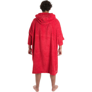 2024 Dryrobe Short Sleeve Towel Changing Robe / Poncho SS TD R - Red
