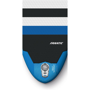 2019 Fanatic Fly Air 10'8 Inflatable SUP Package 1131-2 - Board, Carbon 25 Paddle, Bag Pump & Leash - Blue