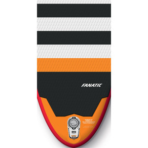 2019 Fanatic Fly Air Premium 10'4 Inflatable SUP Package 1132-2 - Board, Carbon 25 Paddle, Bag Pump & Leash - Orange