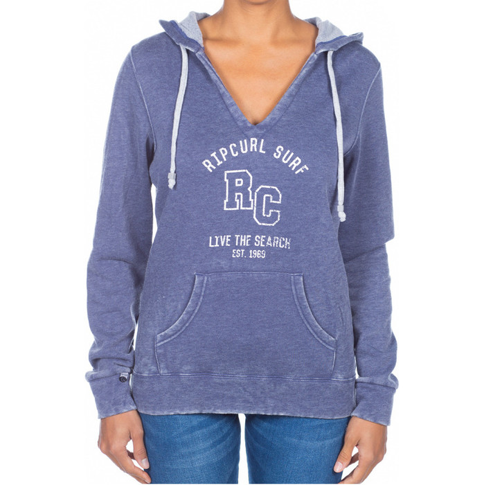 Rip Curl Ladies Sunrise Hooded Fleece INDIGO MARL GFEAK4